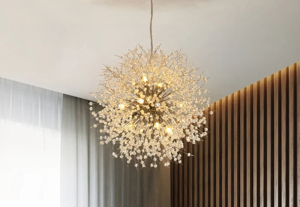 gold chandelier with crystals