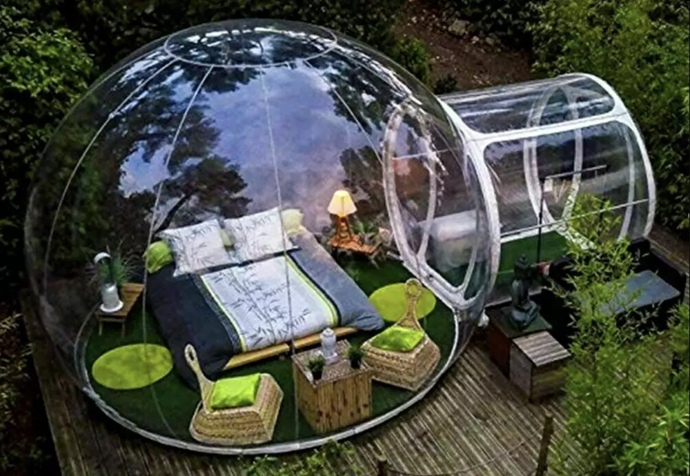 camping bubble tent clear inflatable